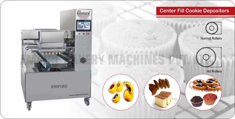 Center Fill Cookie Depositors